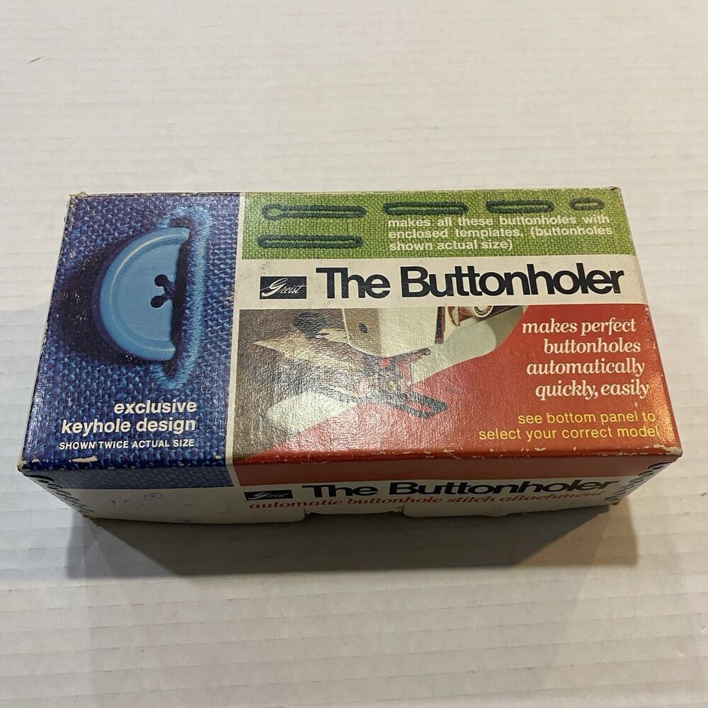 Vintage Greist The Buttonholer Zig-Zag Sewing Machine Model #1